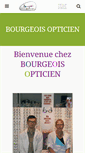 Mobile Screenshot of bourgeoisopticien.com